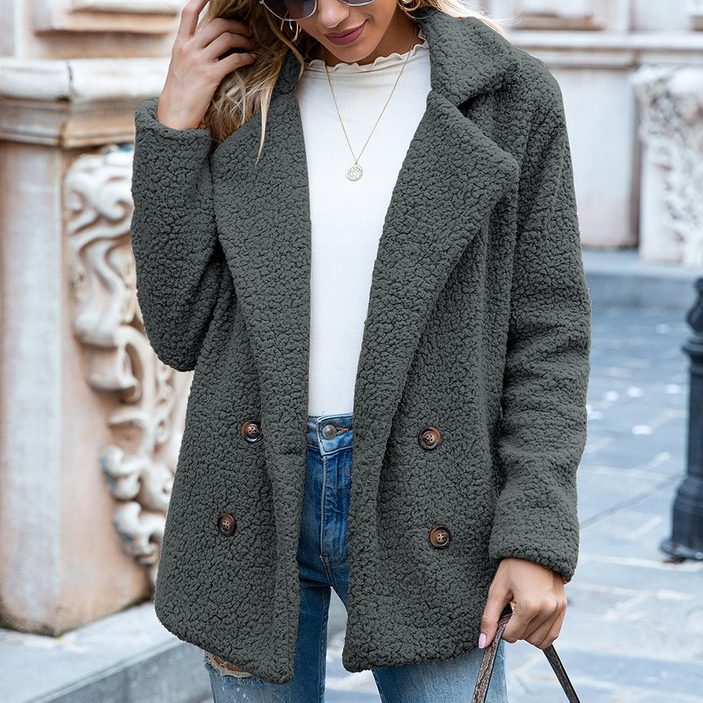 Caline™ Stylish Teddy Coat