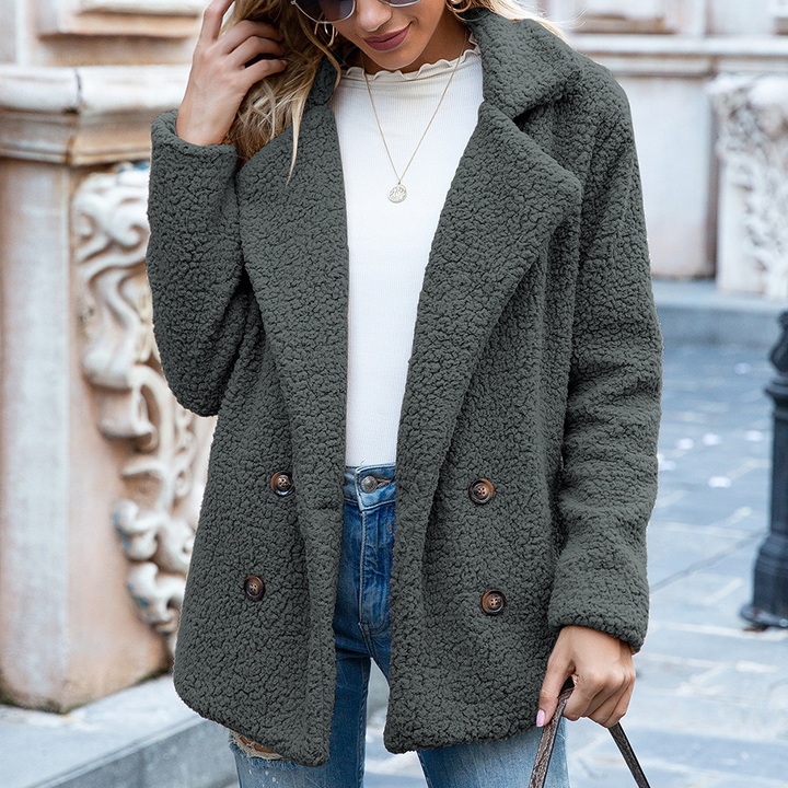 Caline™ Stylish Teddy Coat