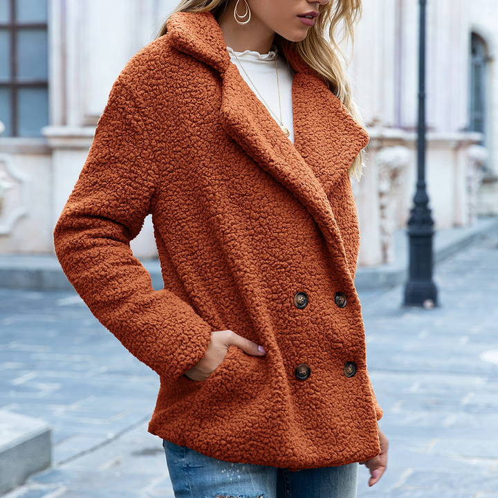 Caline™ Stylish Teddy Coat