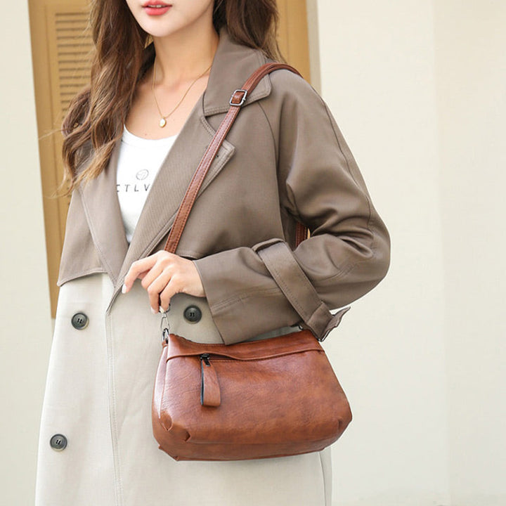 Cireen™  Chic Leather Crossbody Bag