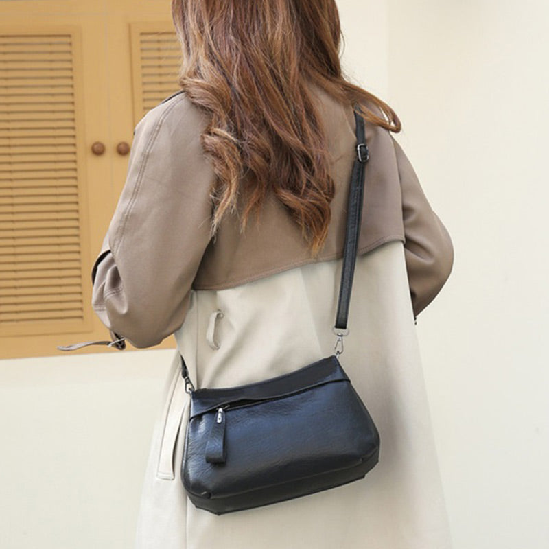 Cireen™  Chic Leather Crossbody Bag