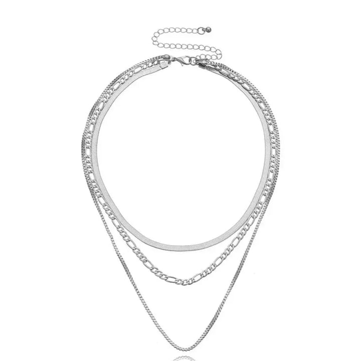 Giselle – Vintage Gold 3-Piece Layered Necklace